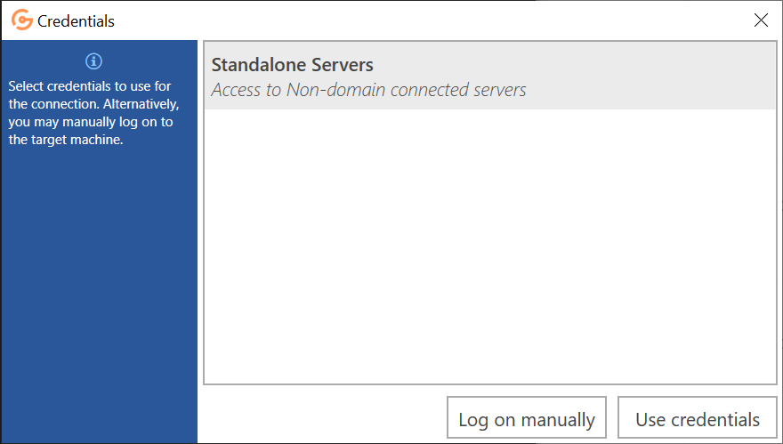 Connector password vault